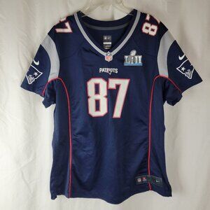 NIKE New England Patriots Gronkowski Jersey #87 Super Bowl LI 51 Jersey